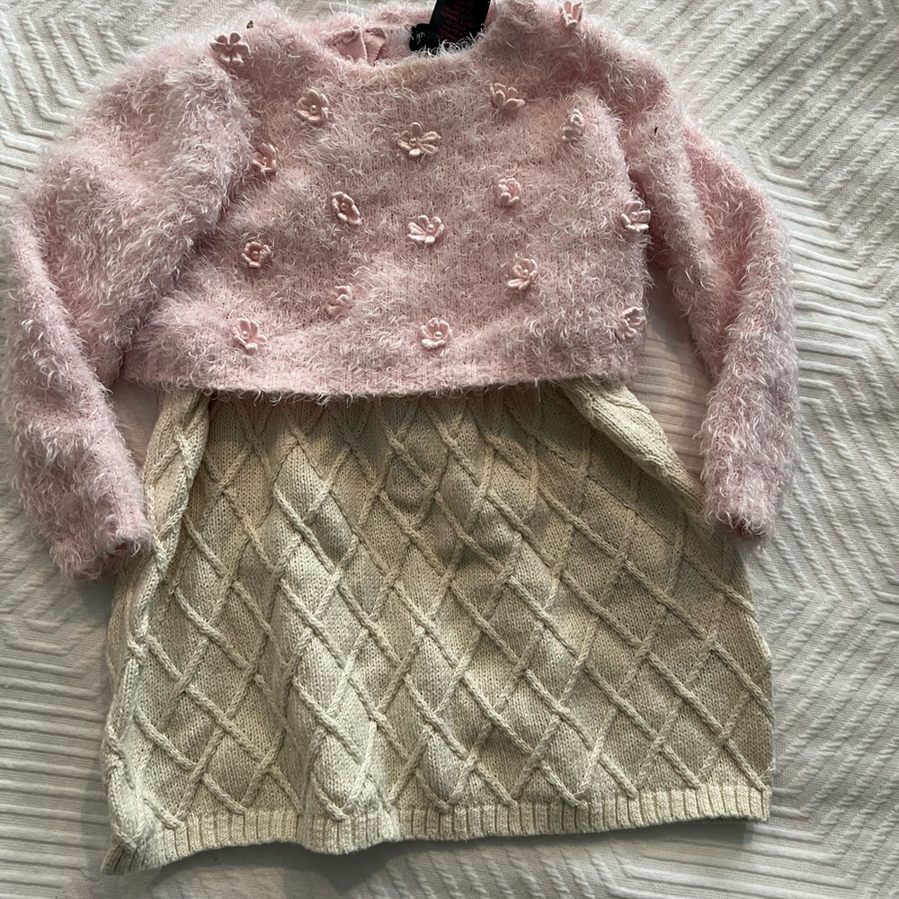 12 month baby girl sweater dress.